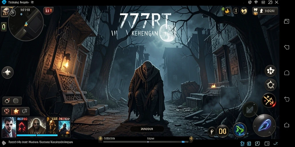 Menegangkan gameplay <strong>Horror</strong> 777RT saat menjelajahi kegelapan.