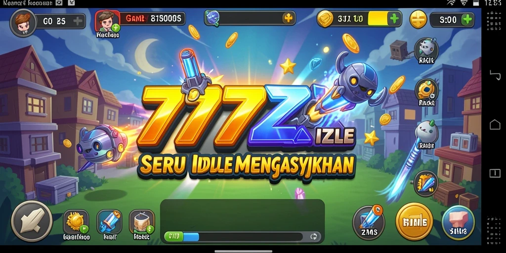 Screenshot gameplay 777ZX yang menunjukkan aksi seru dalam mode Idle.