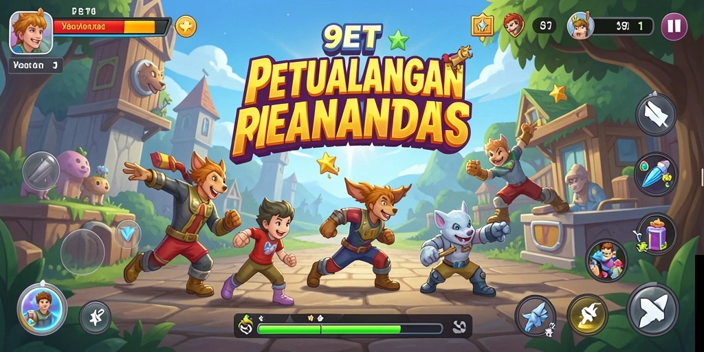 Tampilan gameplay <strong>9ET</strong> yang penuh aksi dan tantangan.