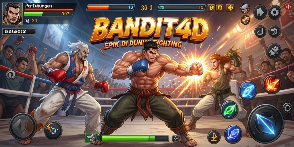 Gameplay mengesankan dengan pertarungan seru di BANDIT4D.
