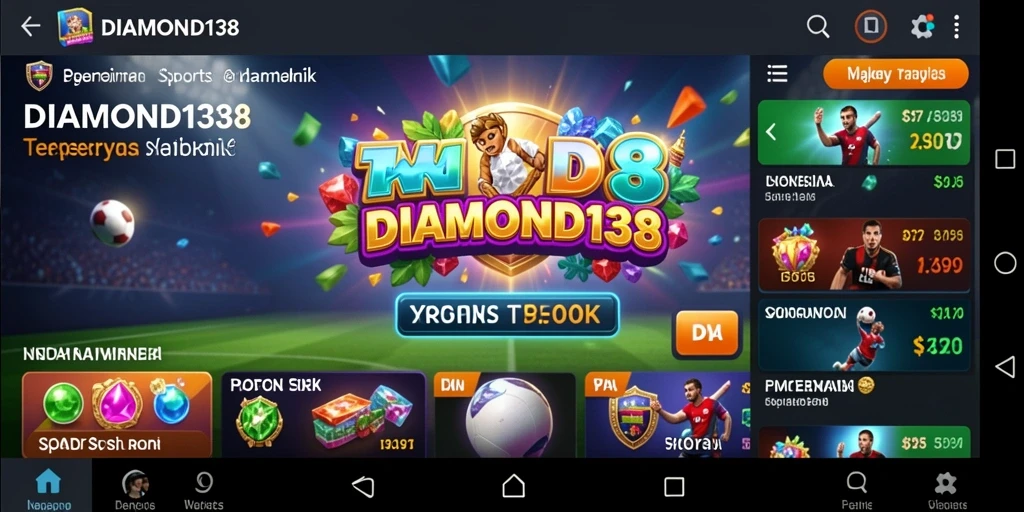 Tangkapan layar utama <strong>DIAMOND138</strong> menampilkan aksi taruhan olahraga yang mendebarkan.