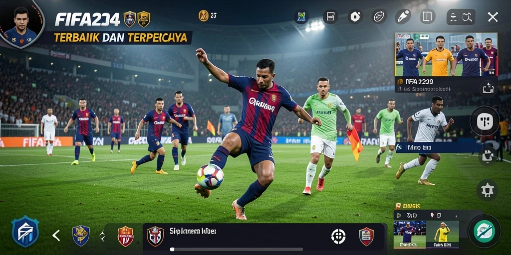 Gameplay menarik dalam aplikasi Sportsbook FIFA234, tampilkan taruhan real-time.