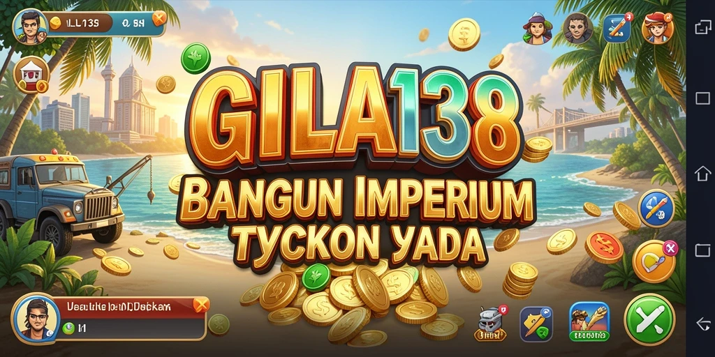 Screenshot gamplay GILA138 menunjukkan aksi membangun bisnis Tycoon.