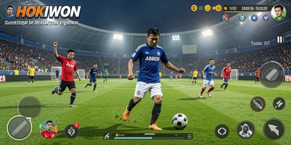 Tampilan gameplay HOKIWON yang seru dan mendebarkan.