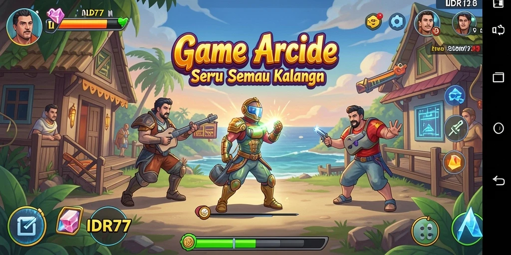 Tampilan screenshot IDR77 yang menampilkan gameplay arcade yang seru.
