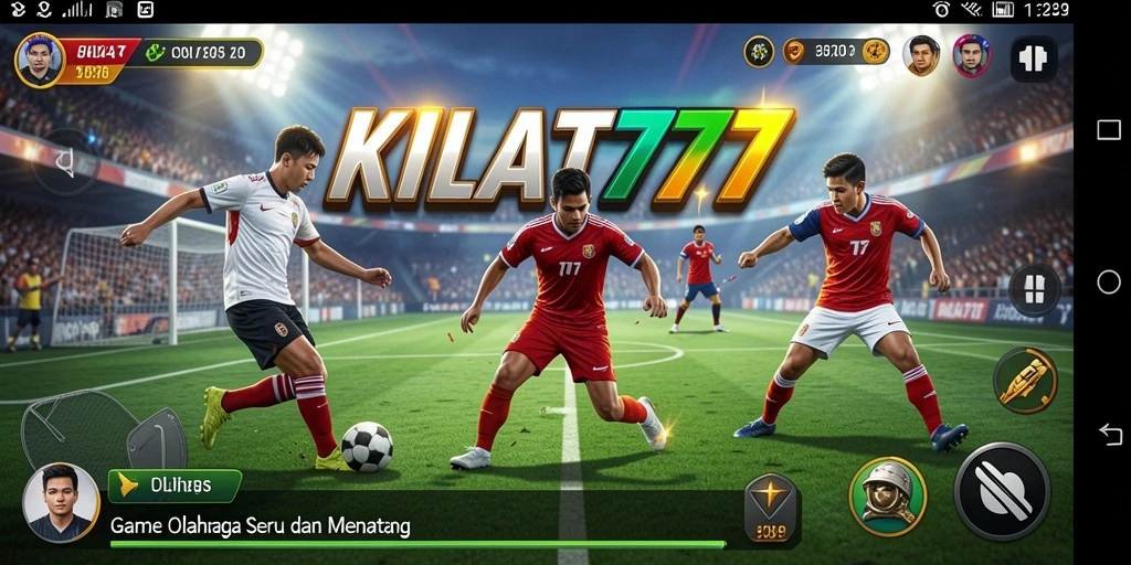 Tampilan menarik dari gameplay KILAT777 yang penuh aksi olahraga.