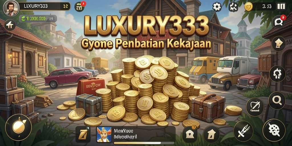 Tampilan gameplay LUXURY333 yang menggambarkan keseruan membangun bisnis.
