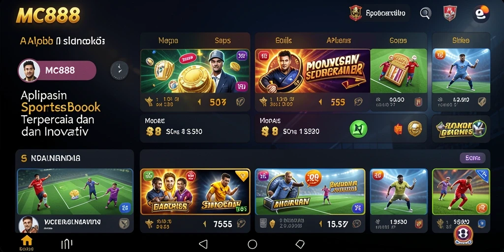 Gameplay menarik dalam aplikasi Sportsbook MC888.
