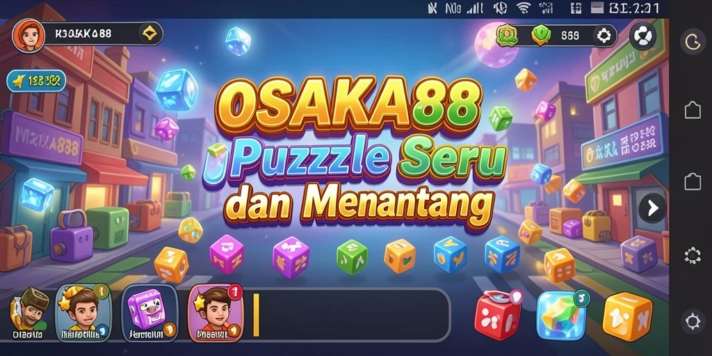 Screenshot OSAKA88 menampilkan gameplay Puzzle yang menantang dan menarik.