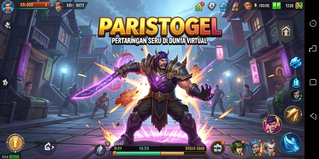 Gameplay seru dan pertarungan menegangkan di PARISTOGEL.